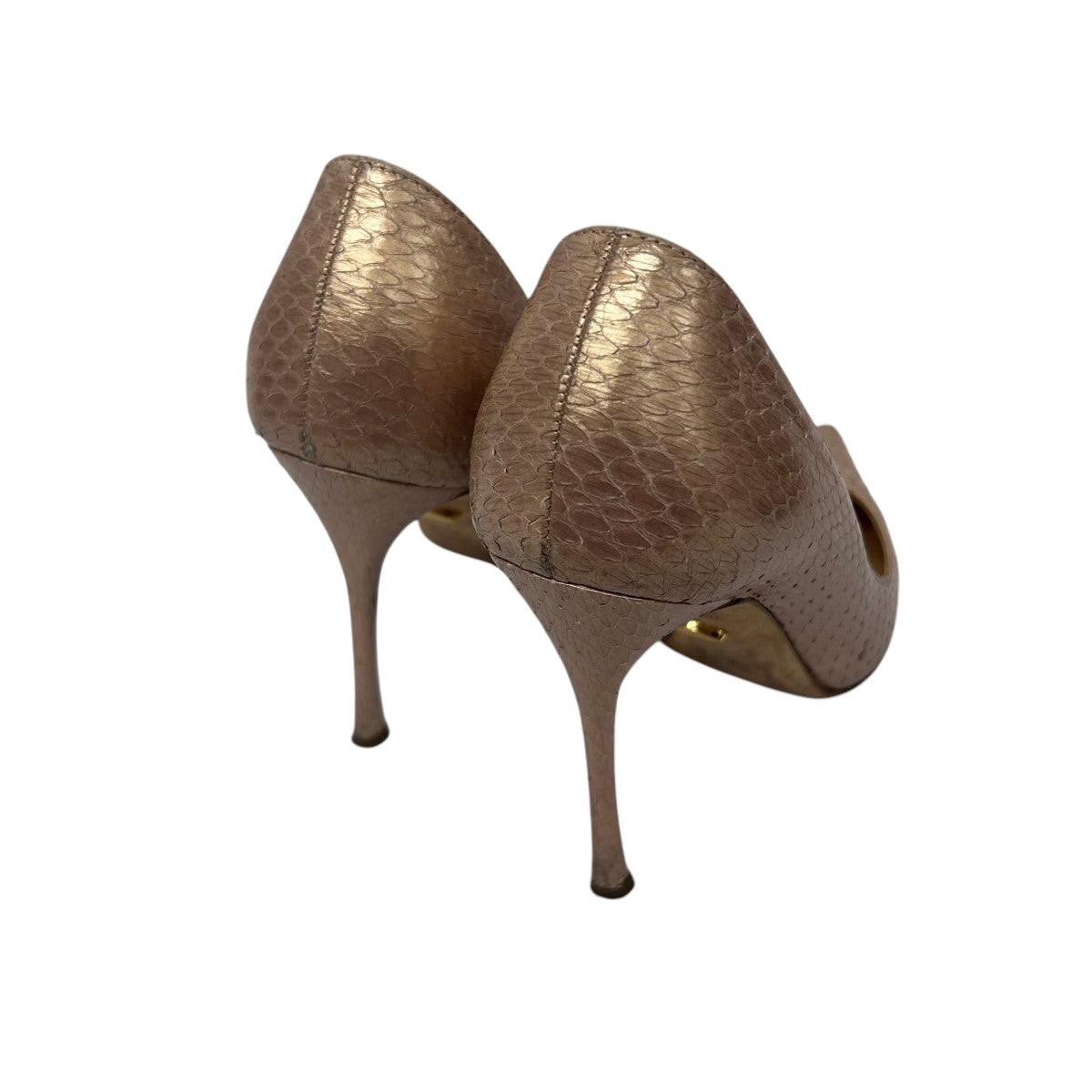 Sergio Rossi セルジオロッシ パンプス ピンヒール　 イエロー sergio rossi(セルジオロッシ) ヒールパンプス イエロー サイズ