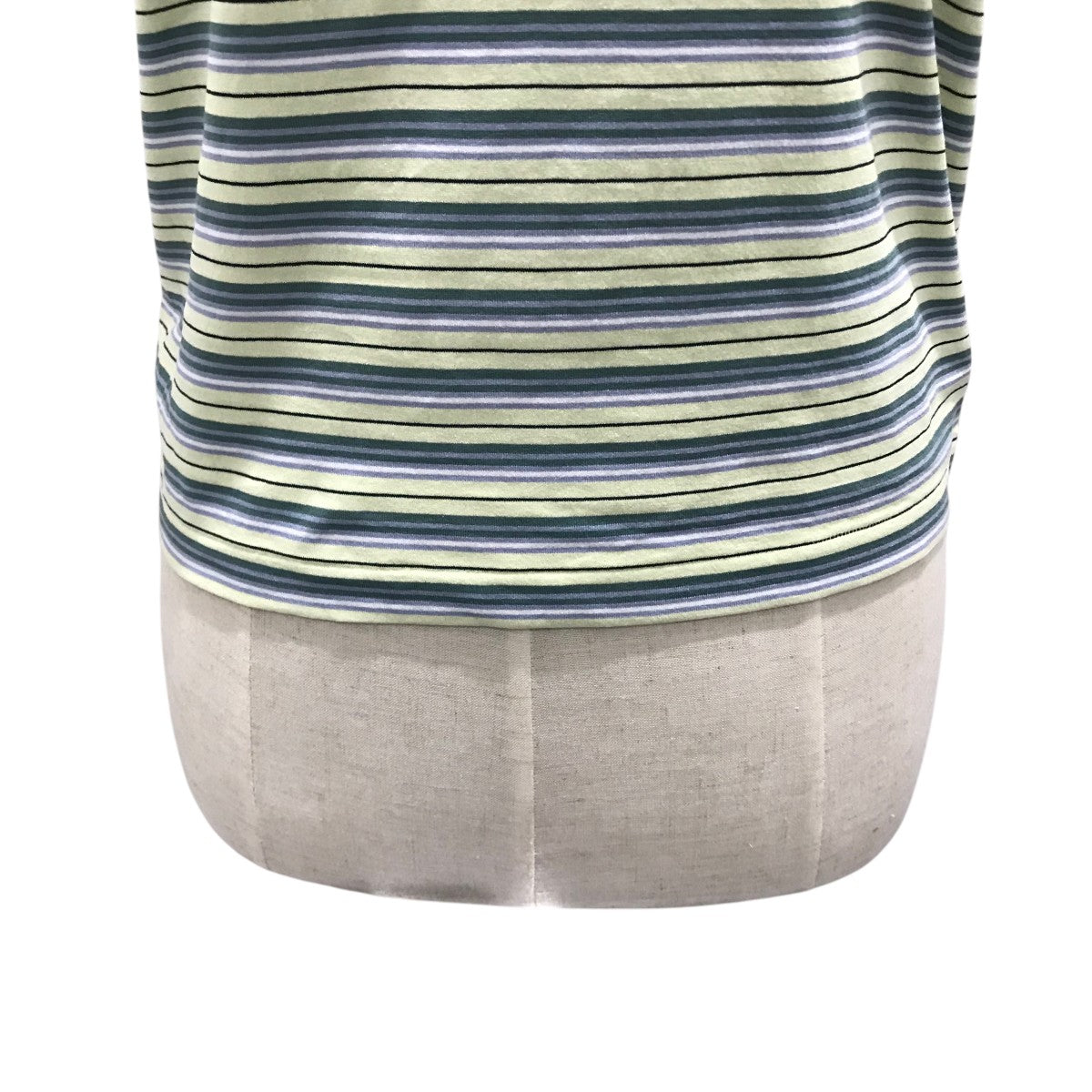 AURALEE◆Tシャツ/0/コットン/BEG/ボーダー/a24st04br// AURALEE HARD TWIST COTTON BORDER TEE – Chum!