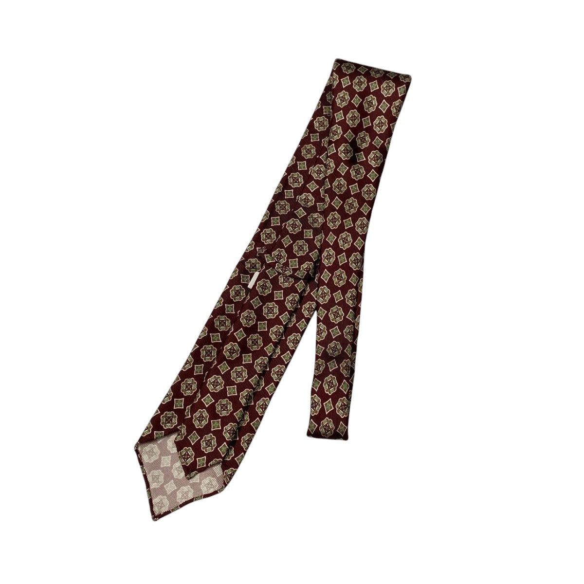 Franco Minucci(フランコ ミヌッチ) 総柄ネクタイ ボルドー｜【公式