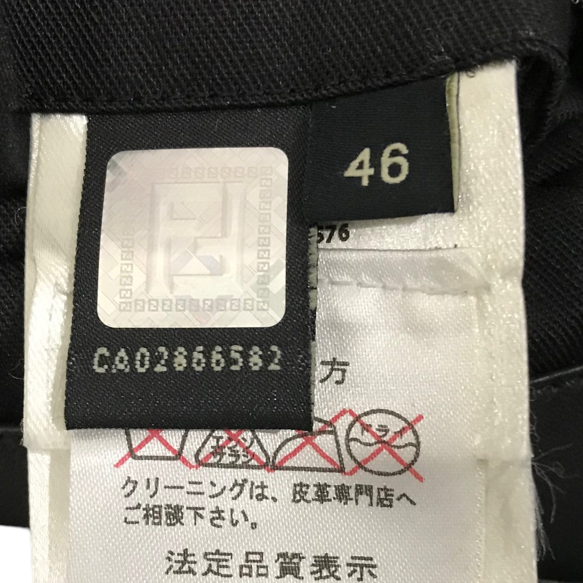 レザー×ウール切替ハイネックジャケット