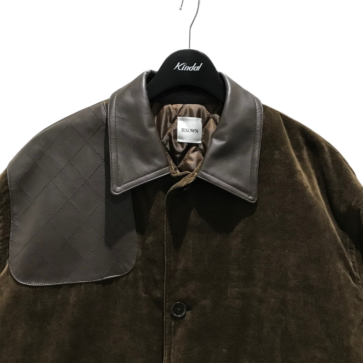 BISOWN(ビソウン) 24AWレザー切替ジャケット24AW-BIS-JK01 24AW-BIS 