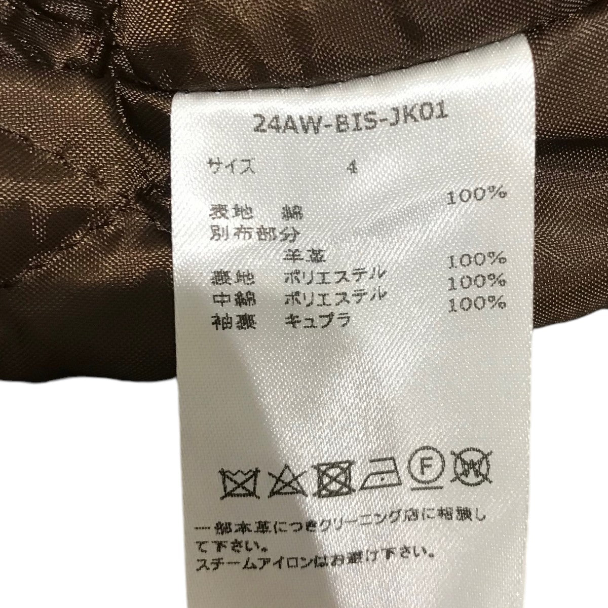 BISOWN(ビソウン) 24AWレザー切替ジャケット24AW-BIS-JK01 24AW-BIS 