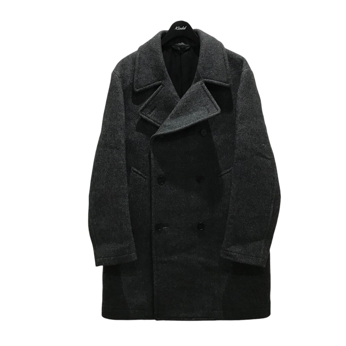 ウールメルトンダイアゴナルPコートCOAT033