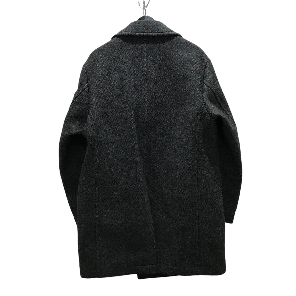 ウールメルトンダイアゴナルPコートCOAT033