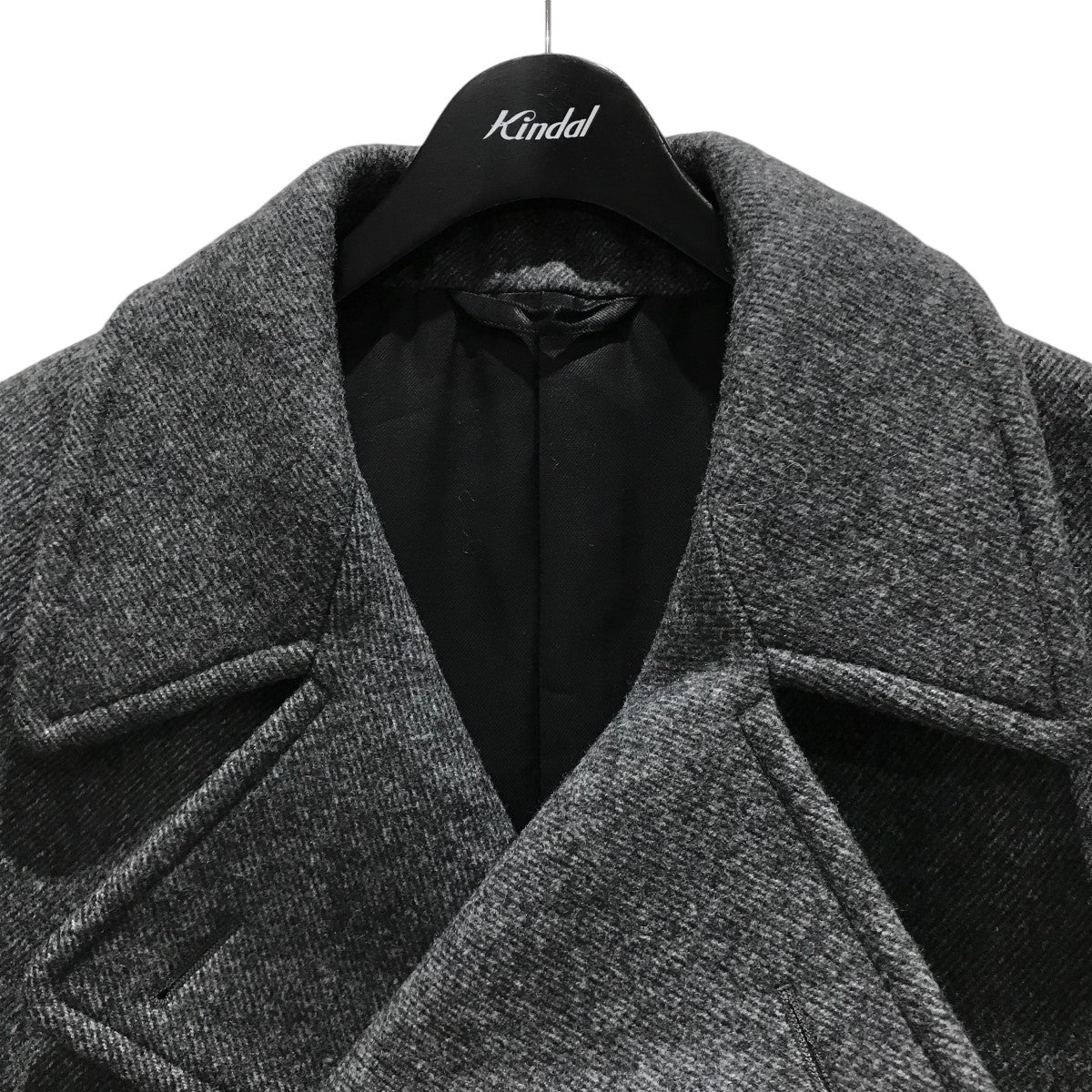 ウールメルトンダイアゴナルPコートCOAT033