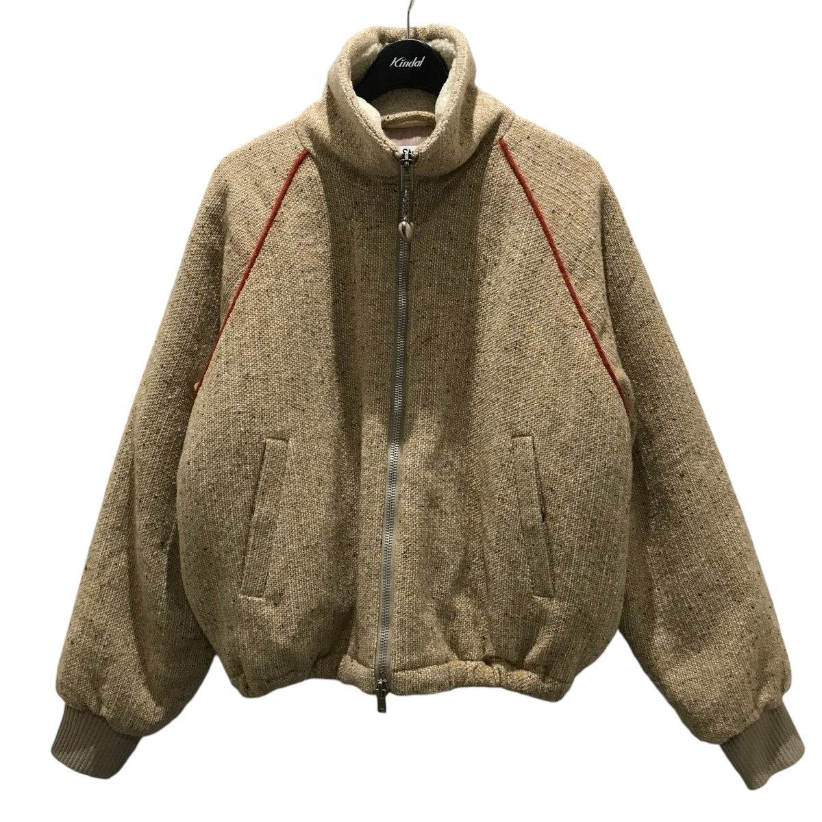 ACNE STUDIOS(アクネストゥディオズ) 22AWツイードボンバージャケットFN-MN-OUTW000825 FN-MN-OUTW000825  ベージュ サイズ 44｜【公式】カインドオルオンライン ブランド古着・中古通販【kindal】