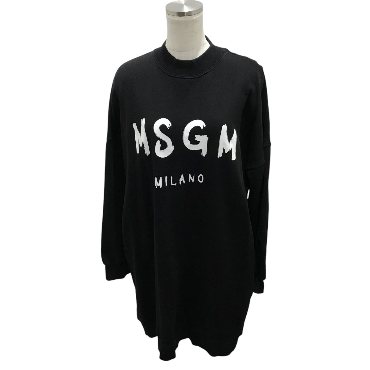 MSGM(エムエスジーエム) ロゴスウェットワンピース2741MDA67 2741MDA67 ブラック サイズ M｜【公式】カインドオルオンライン  ブランド古着・中古通販【kindal】