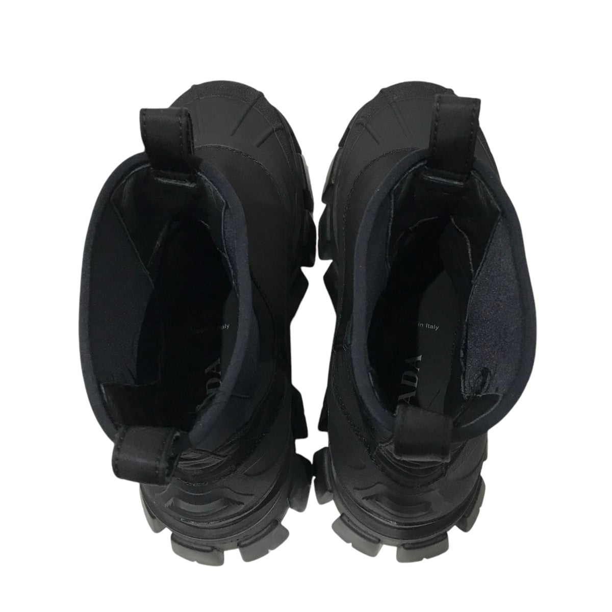 正規品PRADAプラダ　モリノスRe-Nylonギャバジンブーツ PRADA プラダのモノリス Re-Nylon ギャバジン ブーツ 新品 - メルカリ