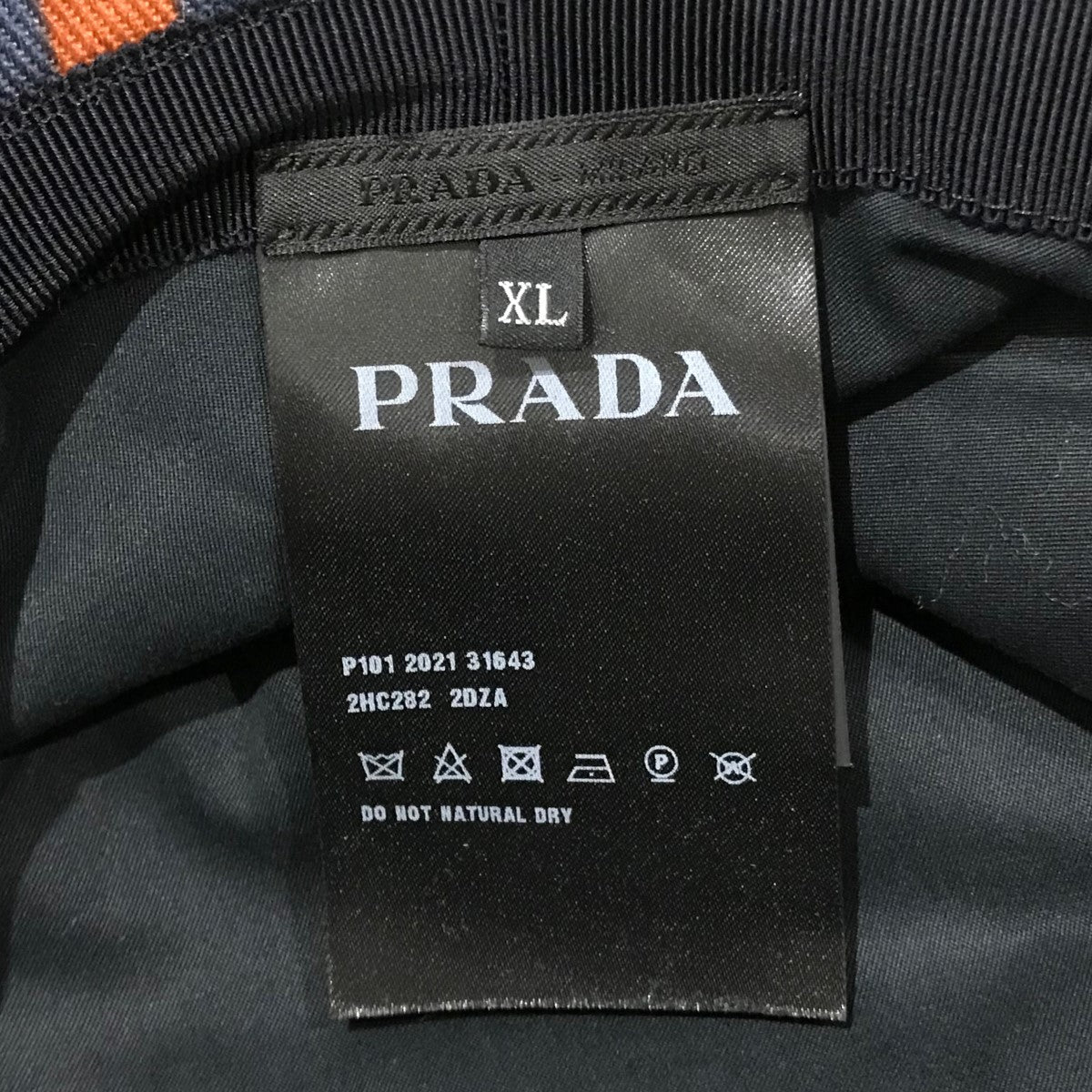 PRADA バケットハット ストライプ Prada Striped Bucket Hat | Neiman Marcus