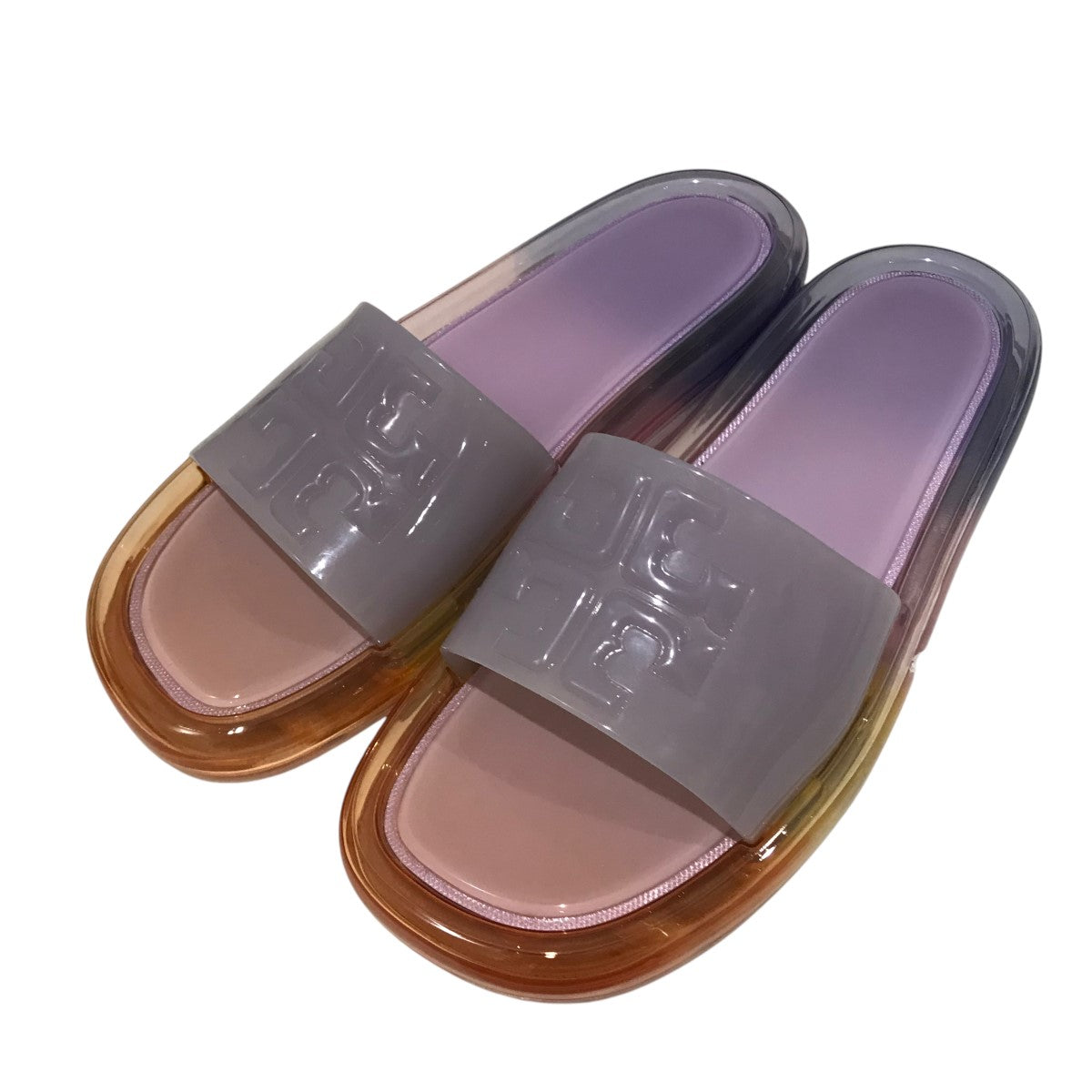 TORY BURCH 【Bubble Jelly】ロゴサンダル 古着・中古-1枚目のアイテム画像