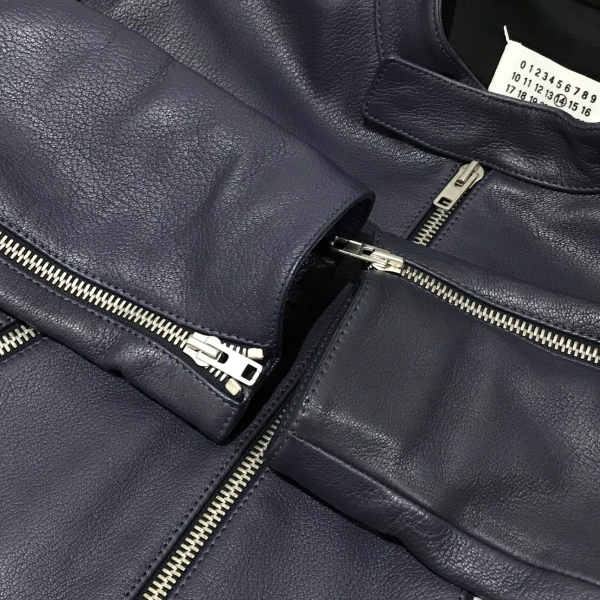 Maison Margiela ハの字ライダースジャケットS50AM0347 の古着・中古アイテム