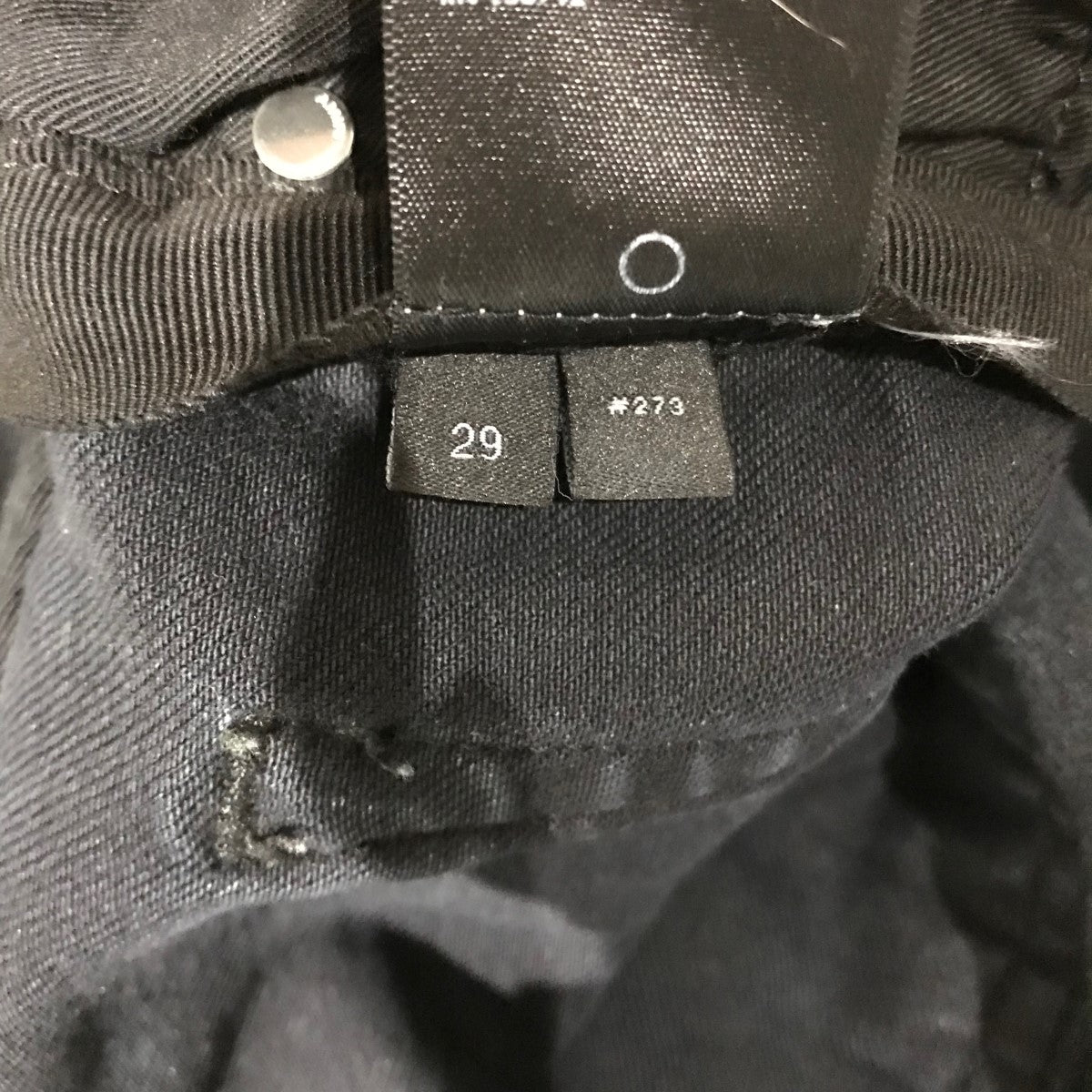 AMIRI(アミリ) ダメージ加工デニムパンツ ブラック サイズ 29 AMIRI(アミリ) ダメージ加工デニムパンツ ブラック サイズ 29