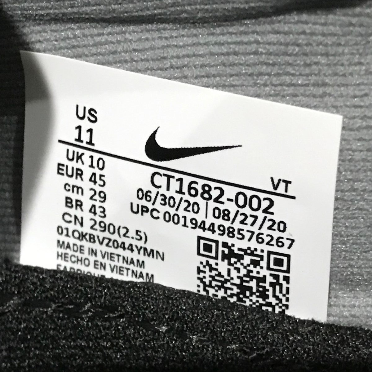 AIR MAX ZEPHYRローカットスニーカーCT1682-002