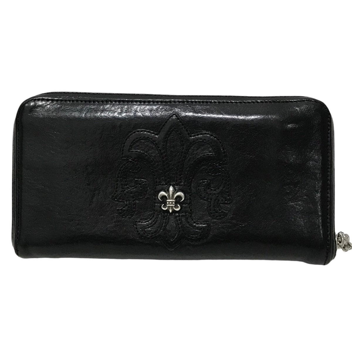 CHROME HEARTS(クロムハーツ) ｢REC F ZIP BS｣長財布 ブラック