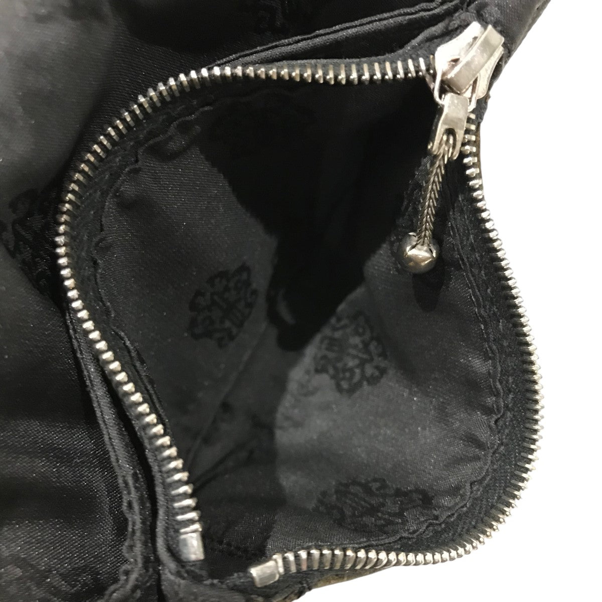 CHROME HEARTS(クロムハーツ) ナイロンウォレット2ZIP 2ZIP ブラック  
