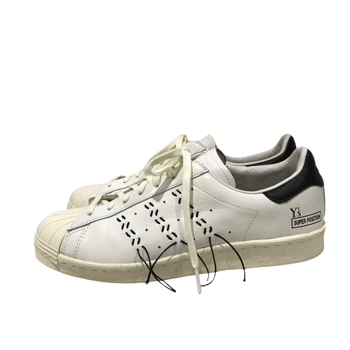 Y's×adidas レースアップスニーカーHQ9145 HQ9145 ホワイト サイズ