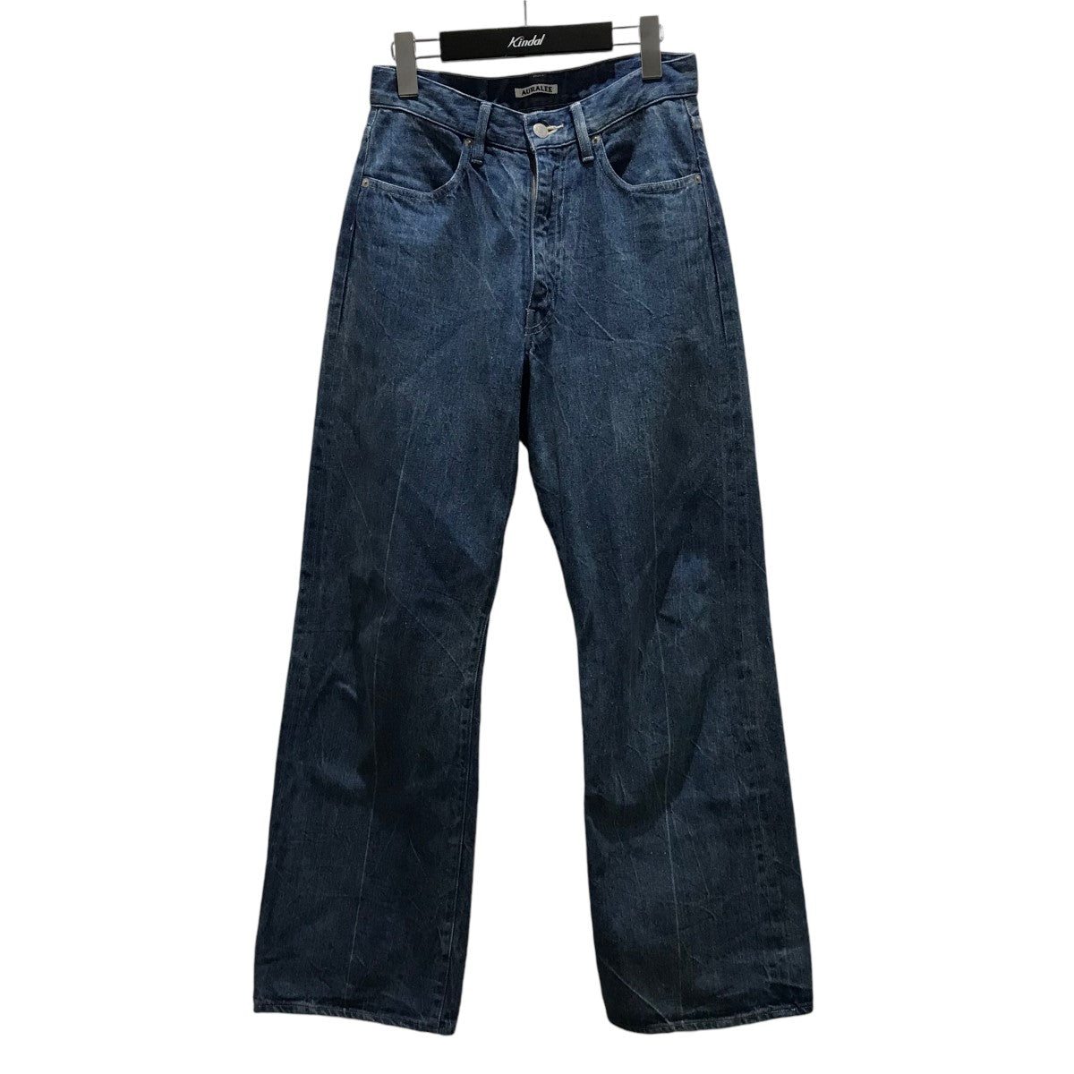 AURALEE(オーラリー) SELVEDGE FADED LIGHT DENIM PANTSセルビッジ フェードライト デニムパンツA23SP04DE  A23SP04DE インディゴ サイズ 0｜【公式】カインドオルオンライン ブランド古着・中古通販【kindal】