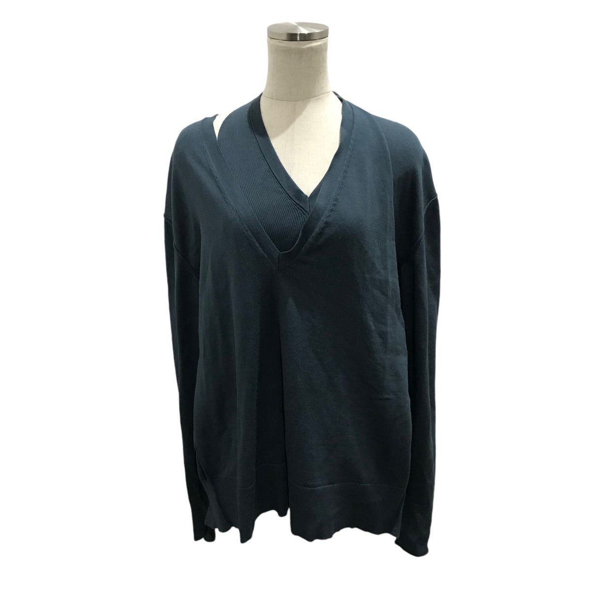 IRENE 【Layered V-neck Knit Tops】レイヤードVネックニット23S81011 古着・中古-1枚目のアイテム画像