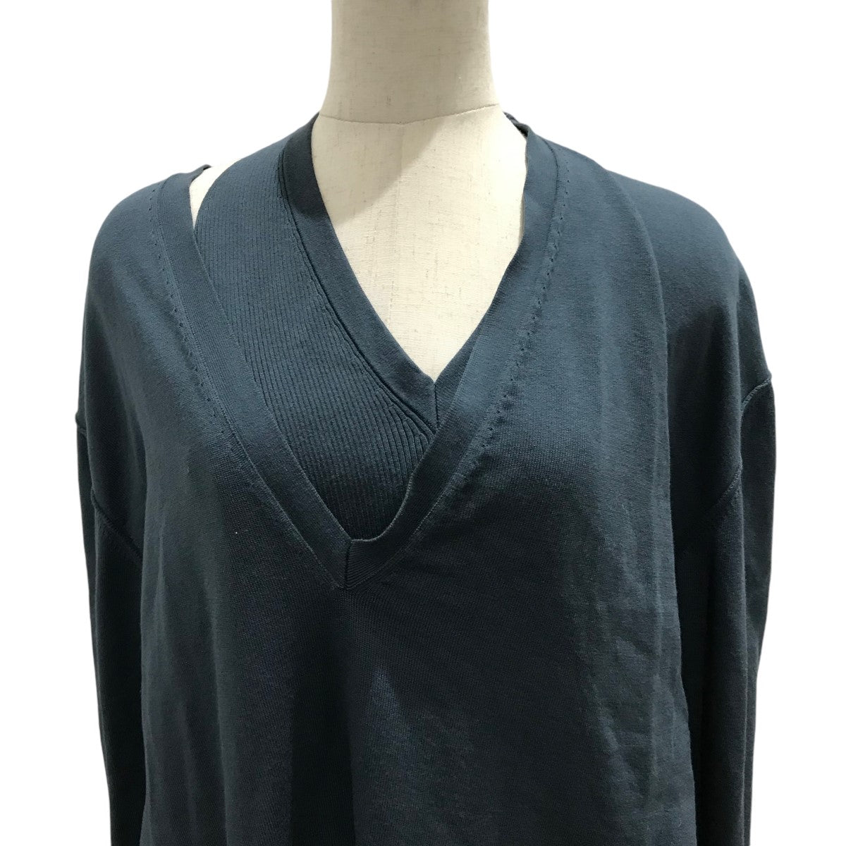 IRENE 【Layered V-neck Knit Tops】レイヤードVネックニット23S81011 古着・中古-3枚目のアイテム画像