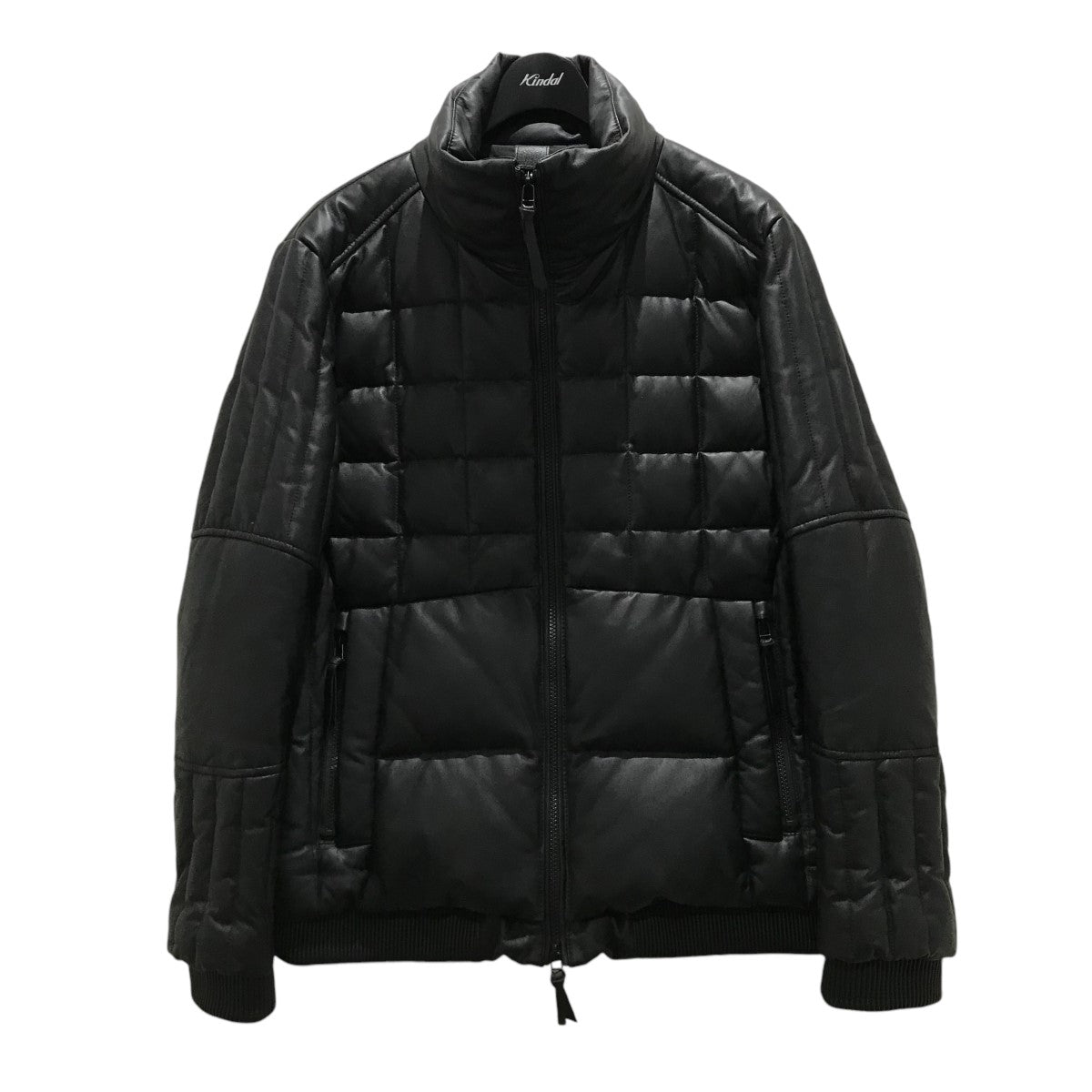 Leather Square Quilt Down Jacketダウンジャケットmso-23107