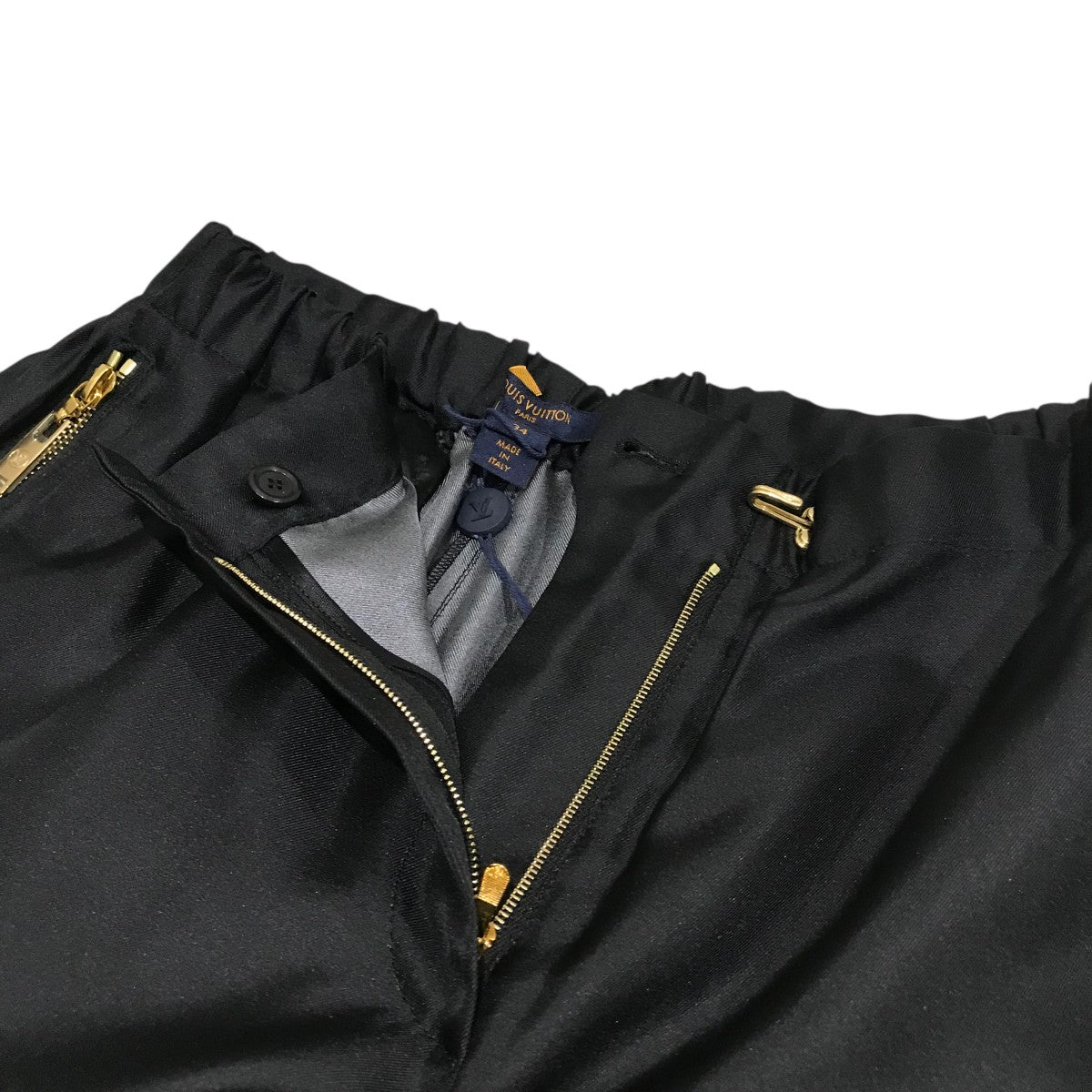 LOUIS VUITTON(ルイヴィトン) モノグラム切替シルクパンツRM211M