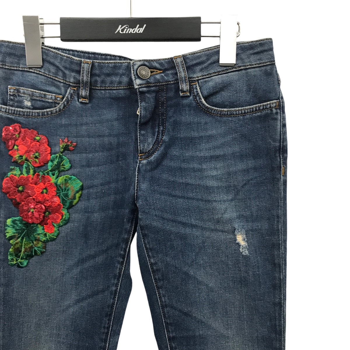 ドルチェ&ガッバーナDOLCE&GABBANA ステッチデザインクラッシュ