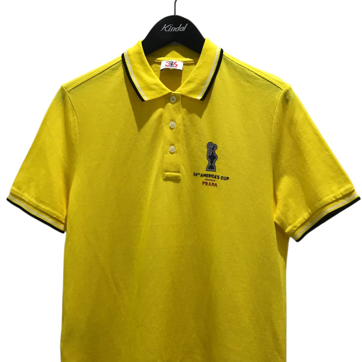 PRADA(プラダ) AMERICAS CUPポロシャツACU1 ACU1 イエロー