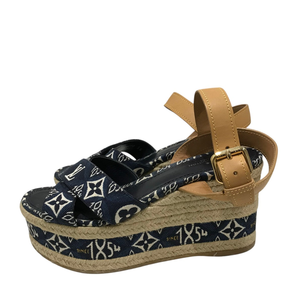 希少 黒入荷！ LOUIS バウンダリー・ラインサンダル VUITTON(ルイヴィトン) 靴