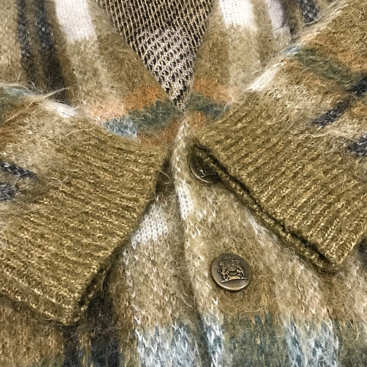 CELINE(セリーヌ) チェックモヘアカーディガン2A32J204L 2A32J204L