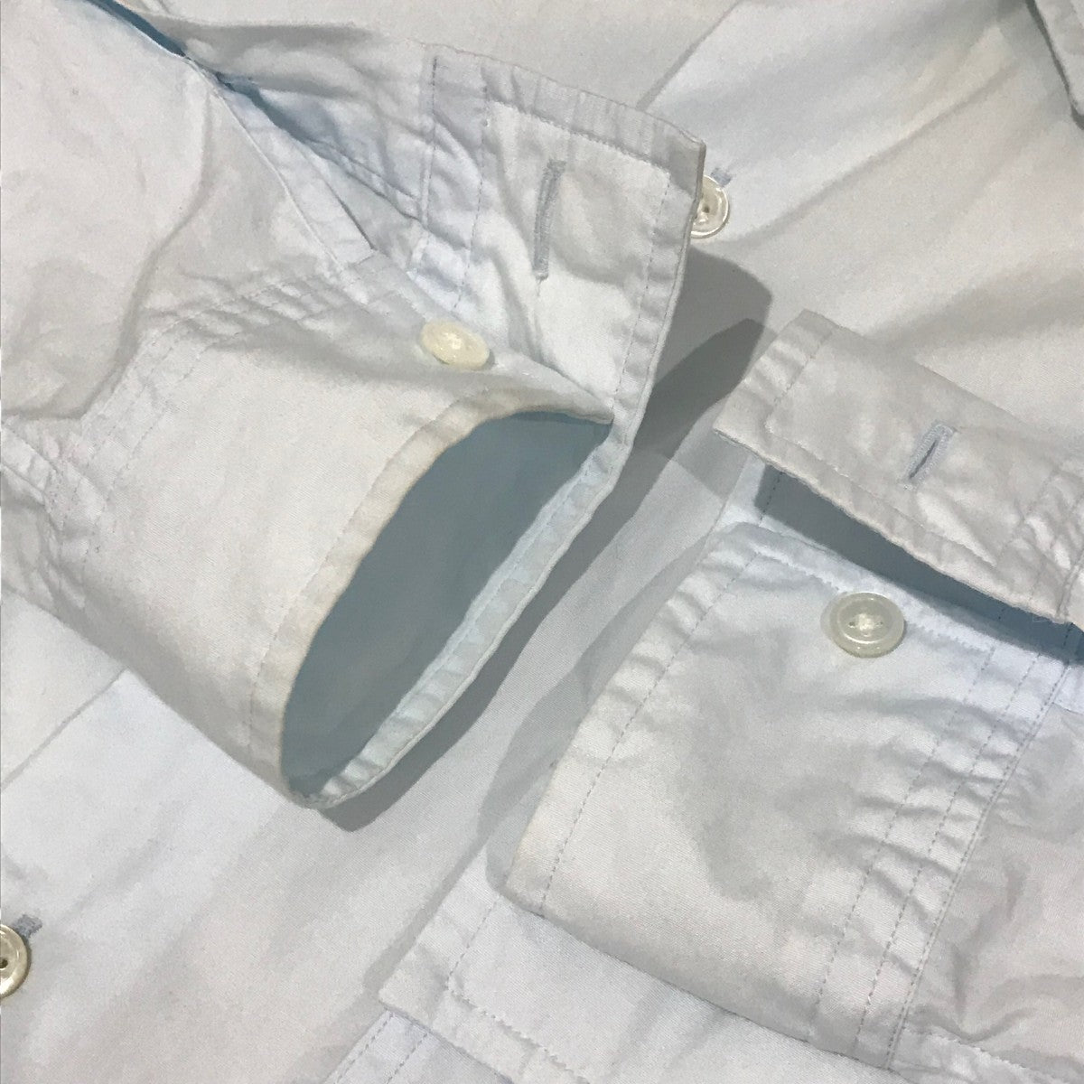 ポータークラシック　リネンロールアップシャツ　 ダークネイビー　Lサイズ 大人にこそふさわしいリネンのきらめき。PORTER CLASSIC “ROLL
