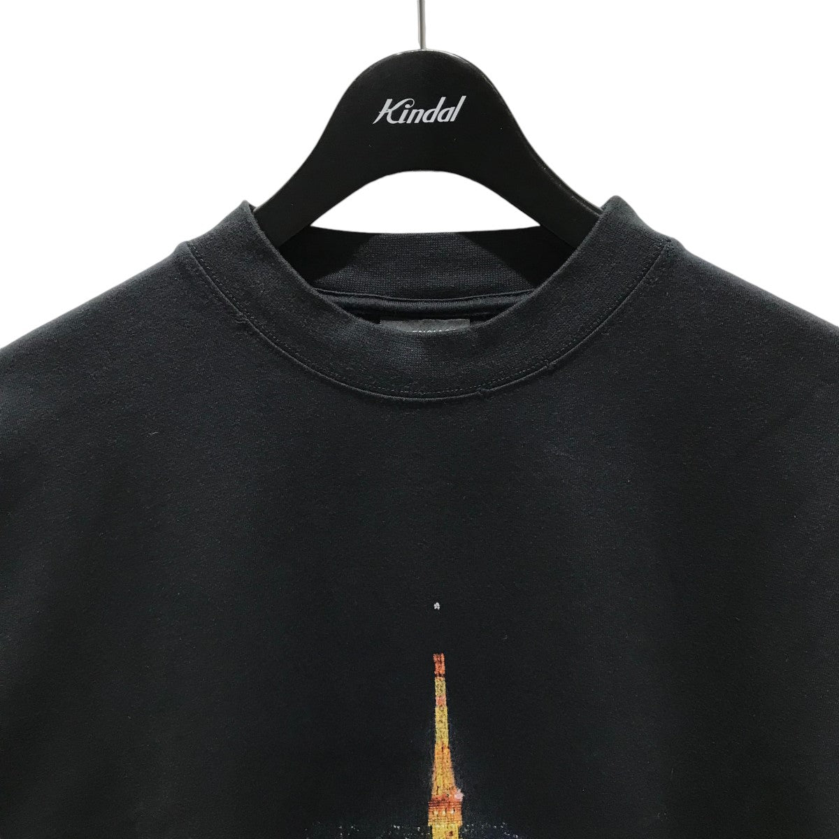バレンシアガのGINZA STORE ヴィンテージ加工タワープリント半袖Tシャツ 787349 TQV75です。 BALENCIAGA 古着・中古 トップス アイテム
