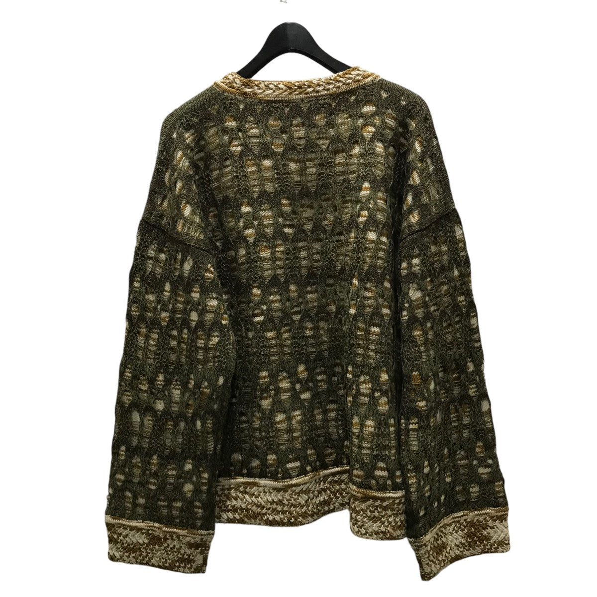 24AW【NS HAMMONS PERFORATED CREWNECK】デザインニット