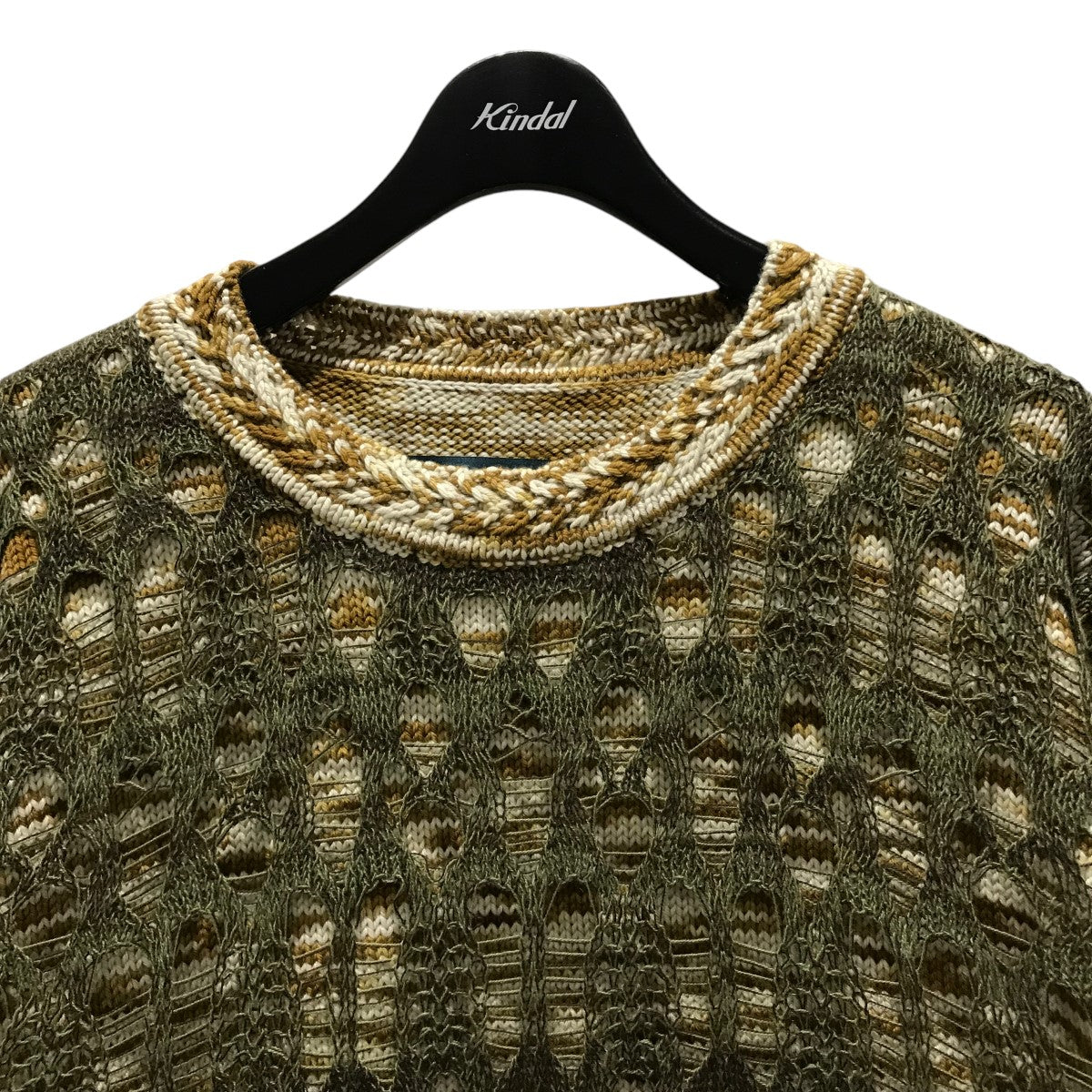 24AW【NS HAMMONS PERFORATED CREWNECK】デザインニット