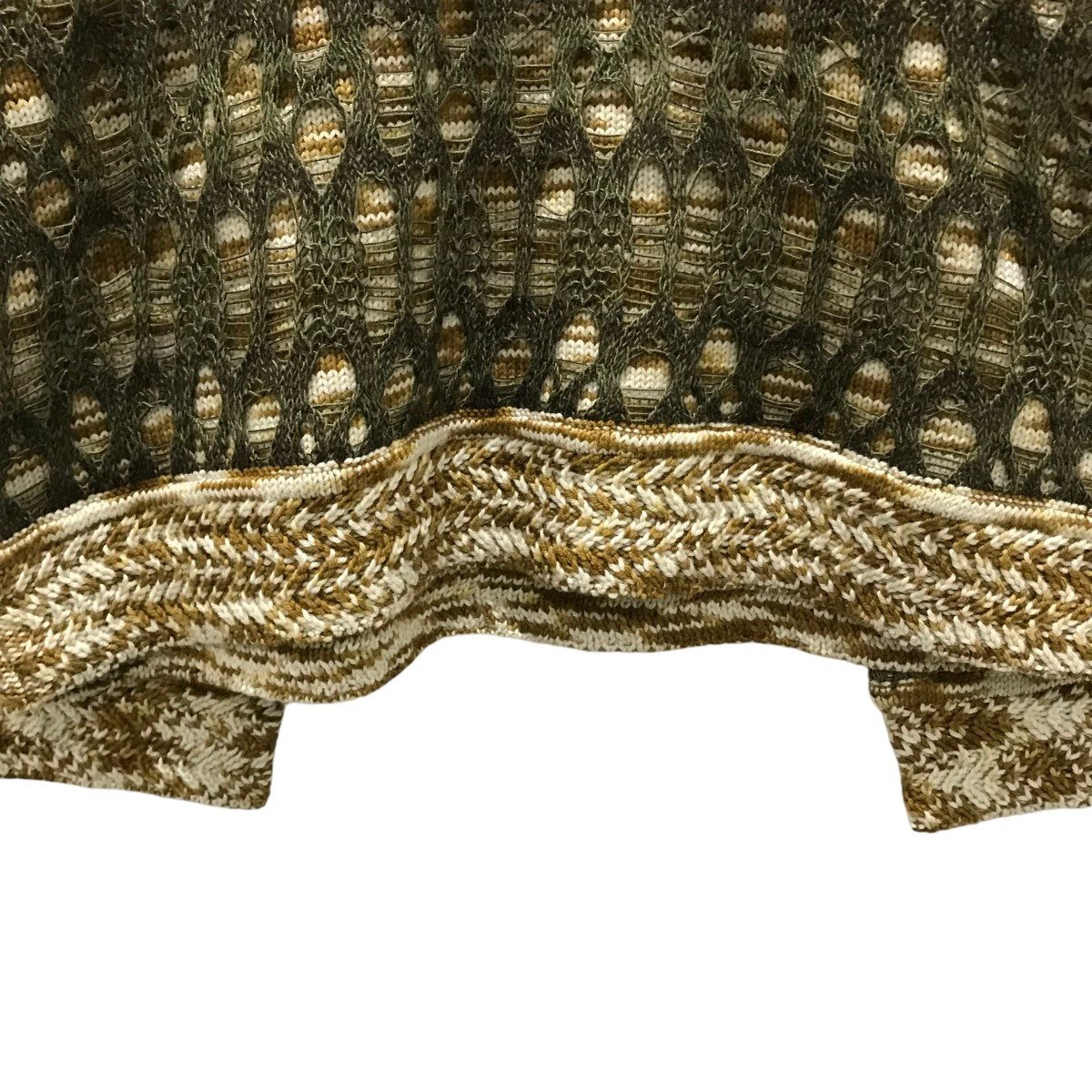 24AW【NS HAMMONS PERFORATED CREWNECK】デザインニット