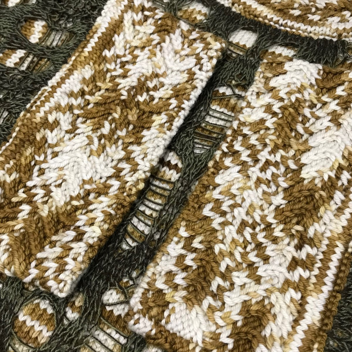 24AW【NS HAMMONS PERFORATED CREWNECK】デザインニット