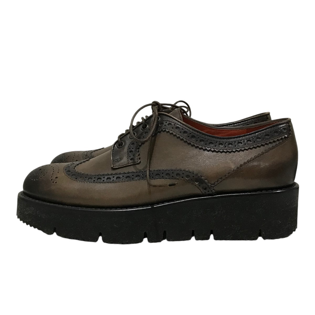 Santoni(サントーニ) レザーシューズ ダークブラウン サイズ 35