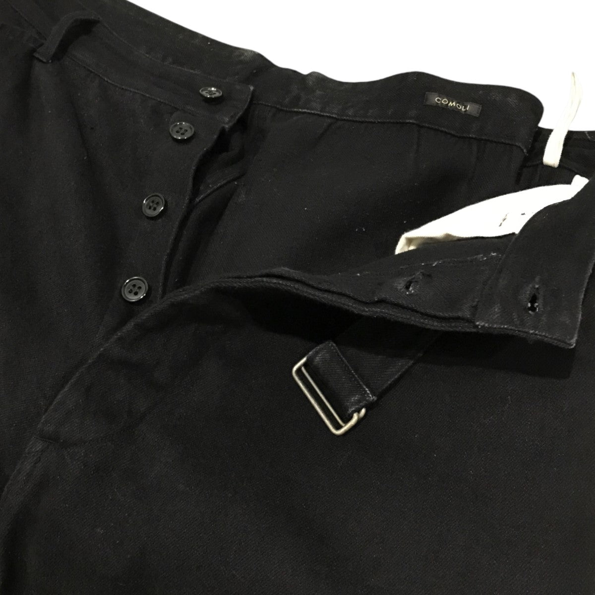 COMOLI(コモリ) ベルテッドデニムパンツZ01-03001 Z01-03001