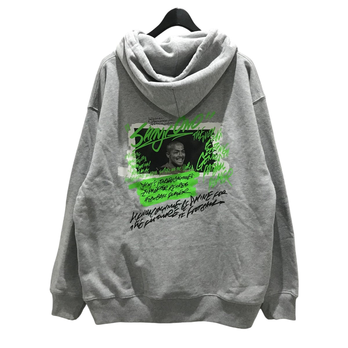 【SHINJI ONO HOODIE】バックプリントプルオーバーパーカーSOPH-240108