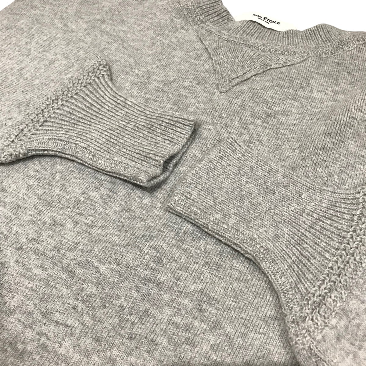 イザベルマラン ベアトップ ビスチェ ウール グレー 36 C1672 ISABEL MARANT (イザベルマラン) ウール 総柄 ロングコート