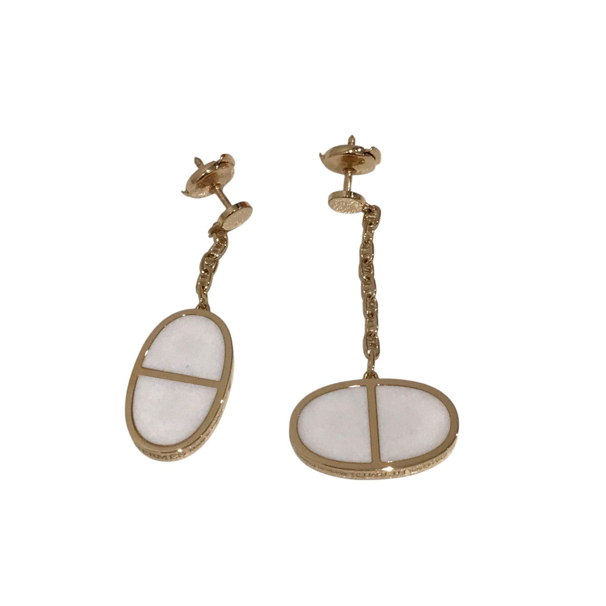 ❤未使用品❤ハバスキュール片耳ピアス ノワールｘSV エルメス イヤリングにも ❤未使用品❤ハバスキュール片耳ピアス ノワールxSV エルメス