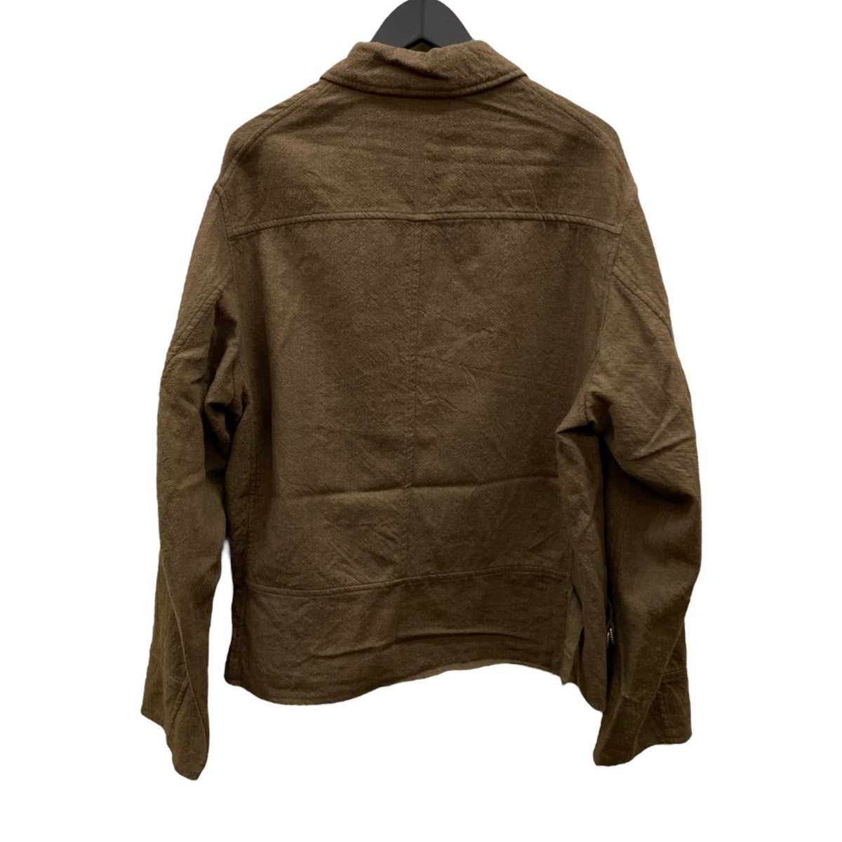 COMOLI　24AW　縮絨ウールジャケット サイズ3　コモリ COMOLI (コモリ) 縮絨ウール ジップショートジャケット