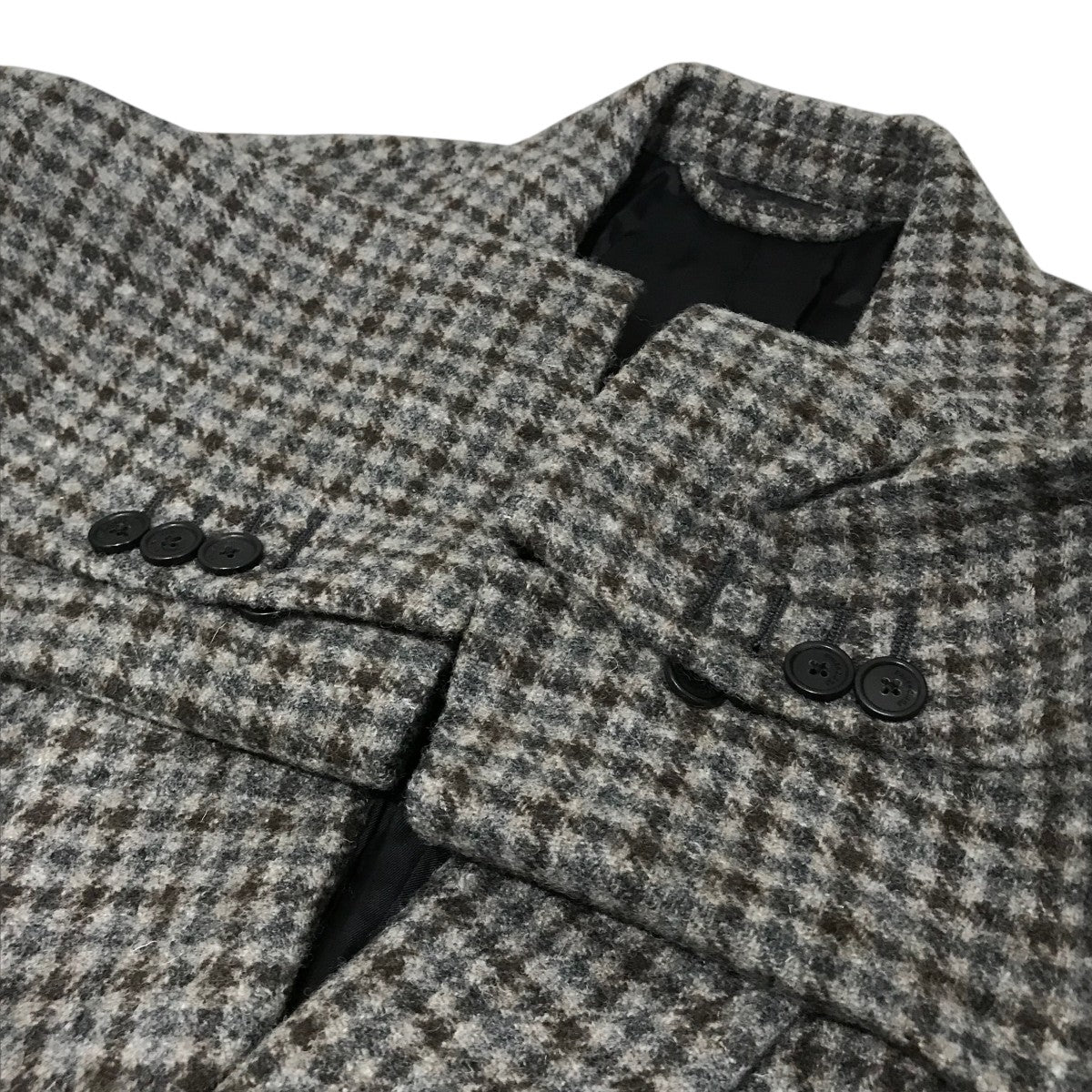 【バレンシアガ】BALENCIAGA グレーチェック チェスターコート BALENCIAGA(バレンシアガ) チェックチェスターコート534053