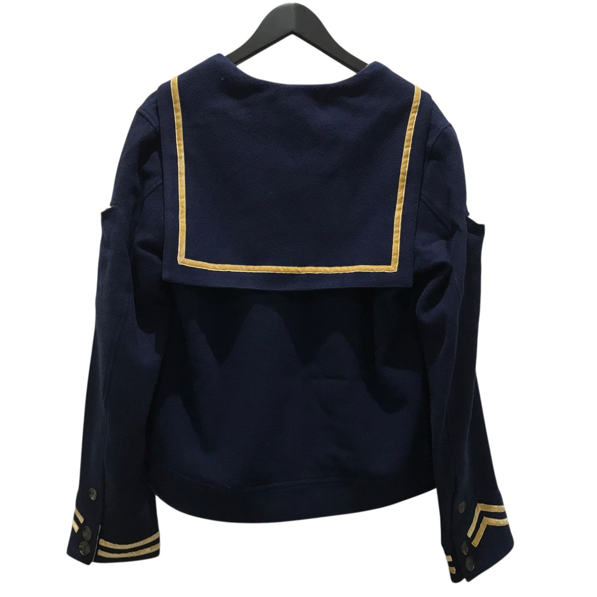 【BED J.W FORD】Sailor JK  リネン　シャツジャケット★ BED J.W. FORD(ベッドフォード)のSatin Bow Collar Shirts BLACK