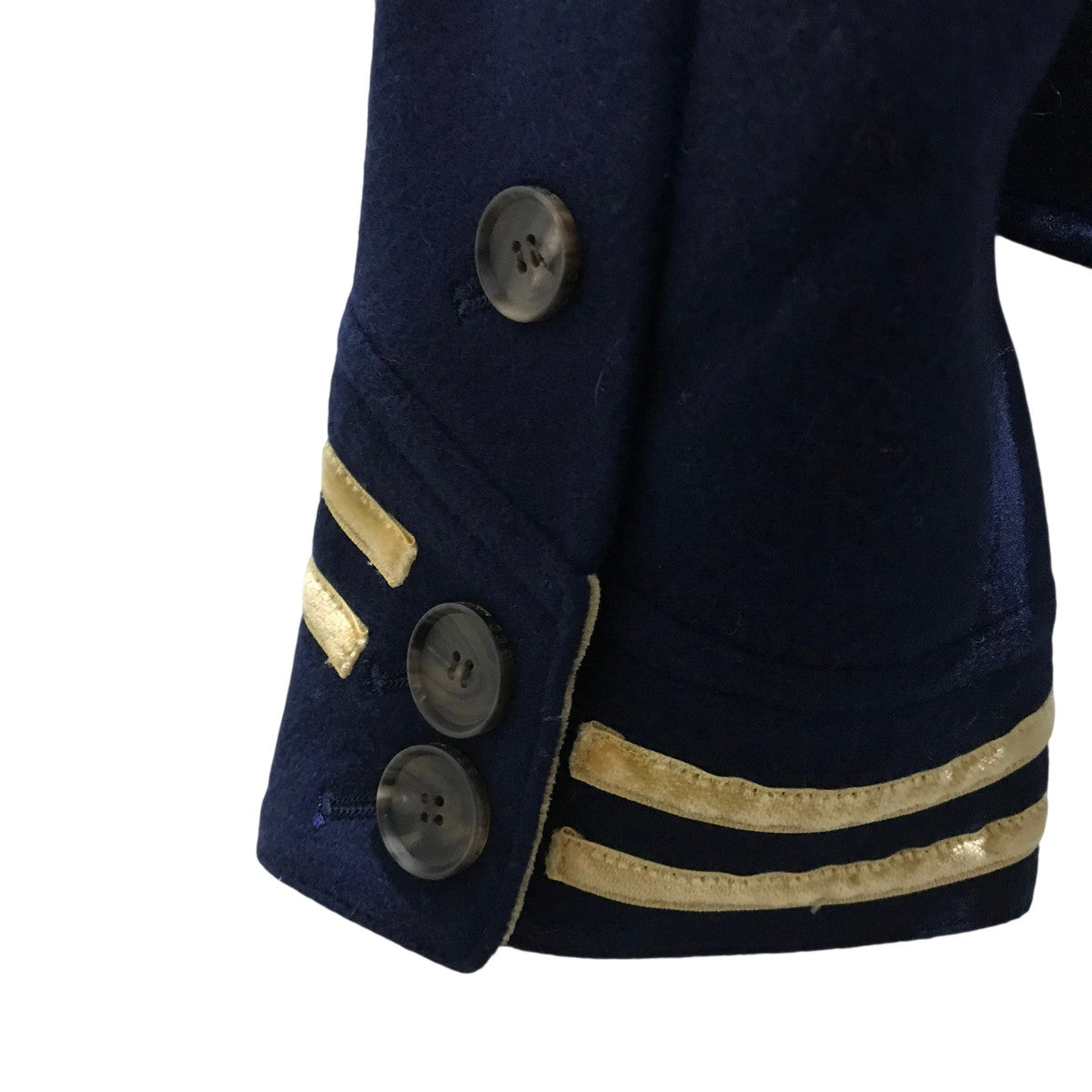 【BED J.W FORD】Sailor JK  リネン　シャツジャケット★ BED J．W． FORD(ベッドフォード) 21AWセーラーカラージャケット