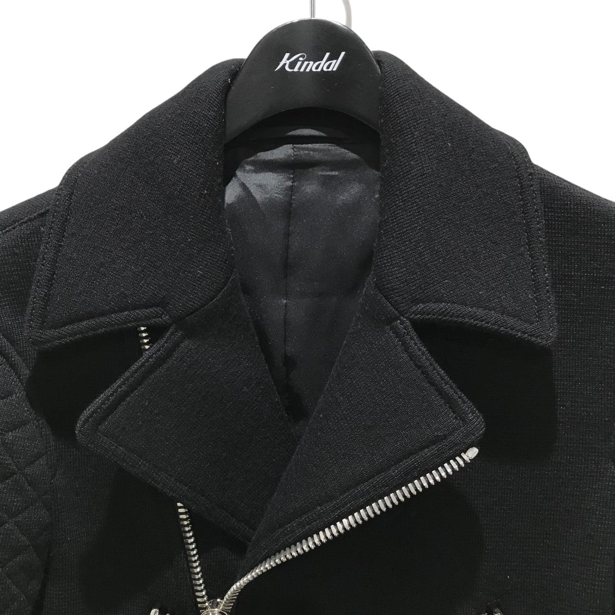 NEIL BARRETT ジャケット ジャージ 44 黒 ニールバレット ニールバレット Neil Barrett ジャージーダブルジャケット