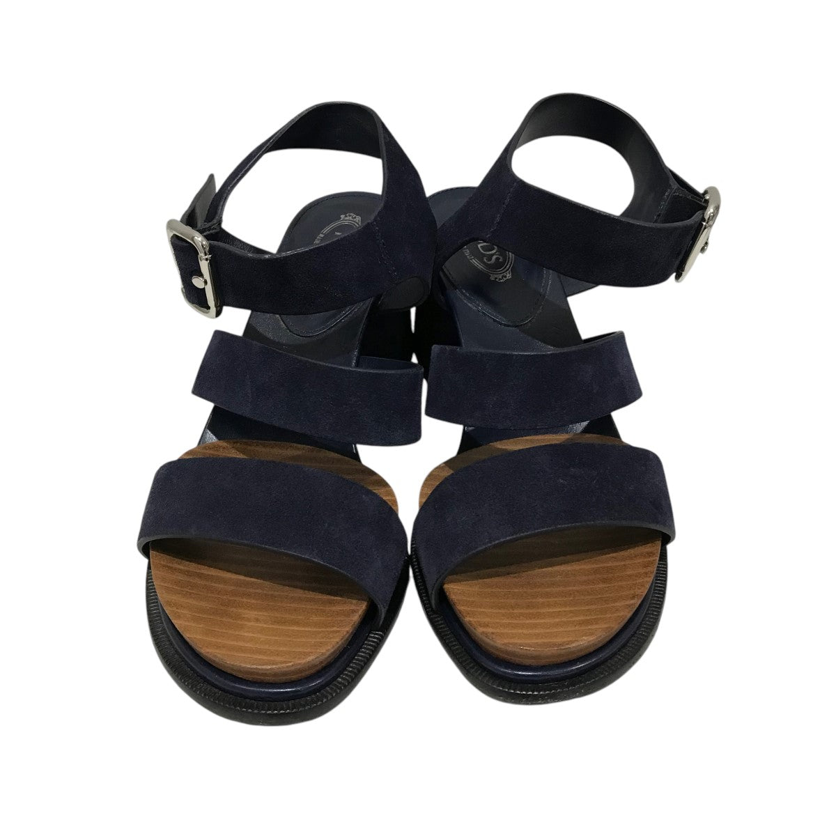 TOD'S(トッズ) ドライビングシューズ ネイビー サイズ 37 1/2