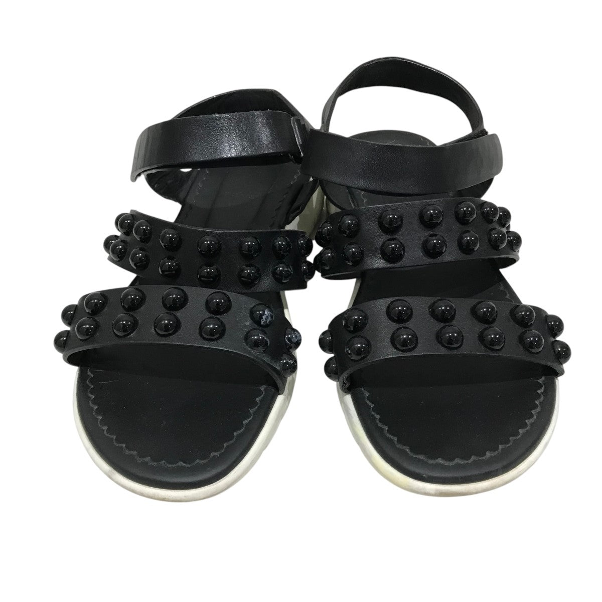 レア　moncler モンクレール　　レザーサンダル MONCLER - モンクレール MONCLER サンダルの通販 by KOMEHYO