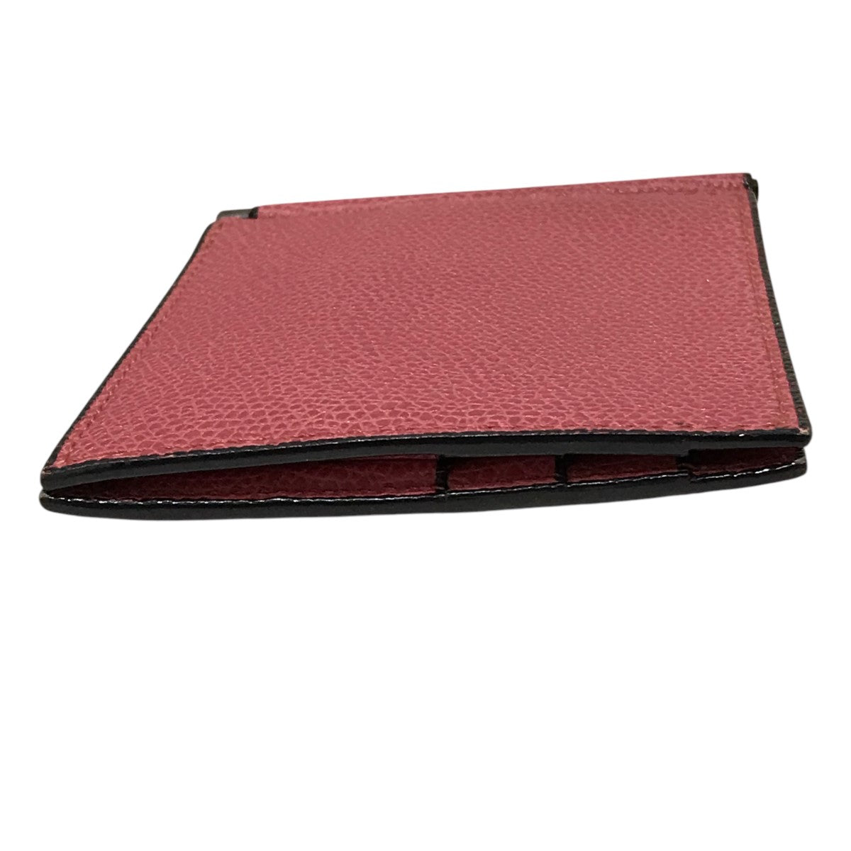 美品✨ ヴァレクストラ レザー マネークリップ カードケース カード入れ レッド Valextra(ヴァレクストラ) マネークリップ付きカードケース