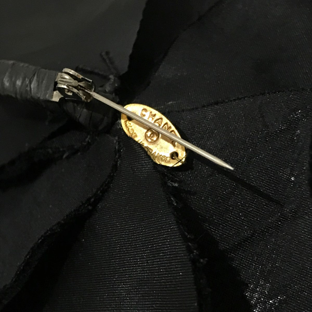 中古　美品　CHANEL シャネル　黒　白　カメリア　ブローチ 楽天市場】[中古] シャネル スーツ CHANEL ブラック ホワイト