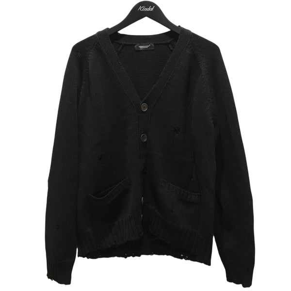 新品タグ付き・未使用【kaam　カム】アシンメトリーＶカーデ黒ブラックLOHEN kOhAKU RECOMMEND ITEM ▽ITEM kOhAKUアシメチェック柄ニット